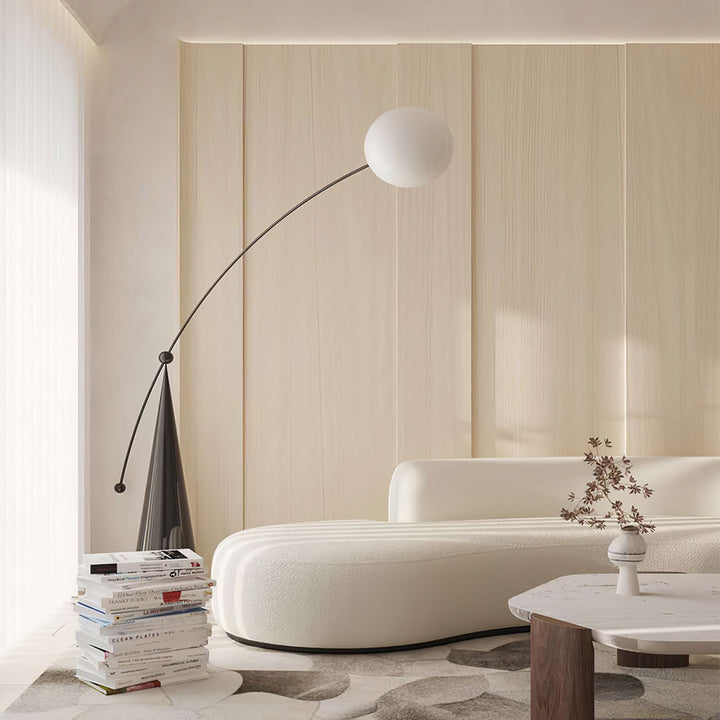 Opal Arc Floor Lamp - Vakkerlight