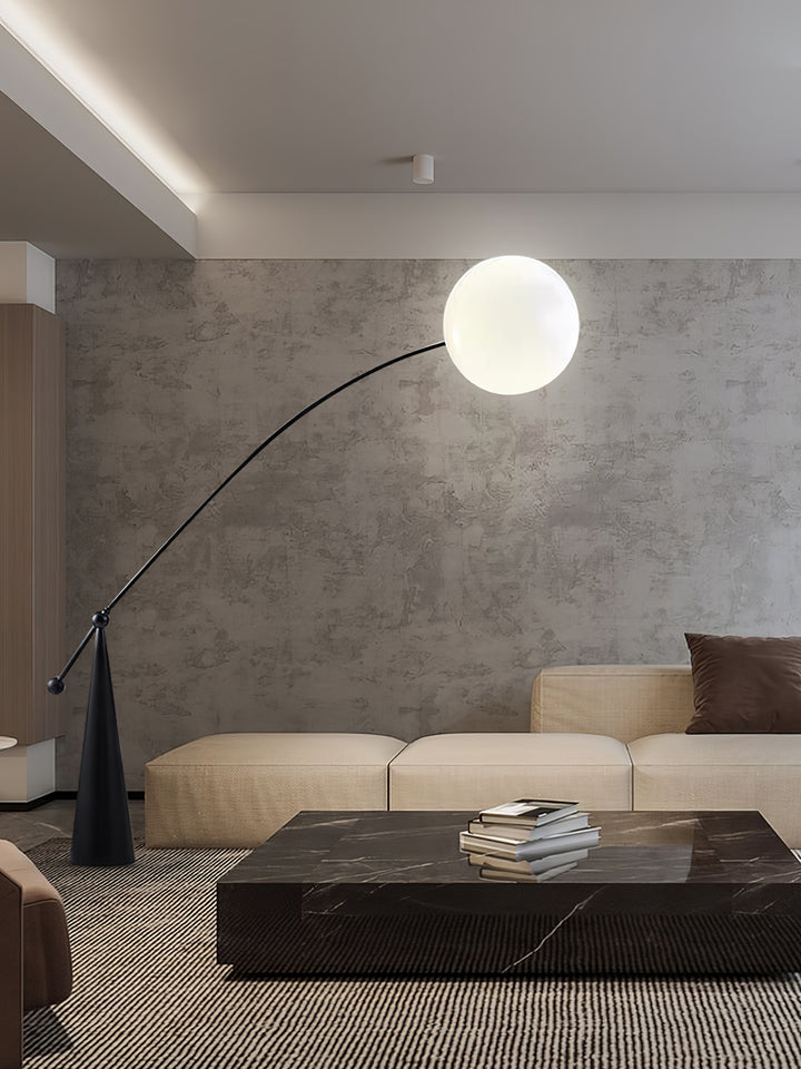 Opal Arc Floor Lamp - Vakkerlight