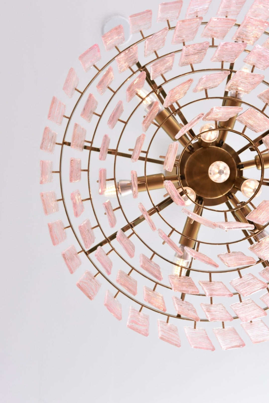 Opalora Pink Murano Chandelier - Vakkerlight