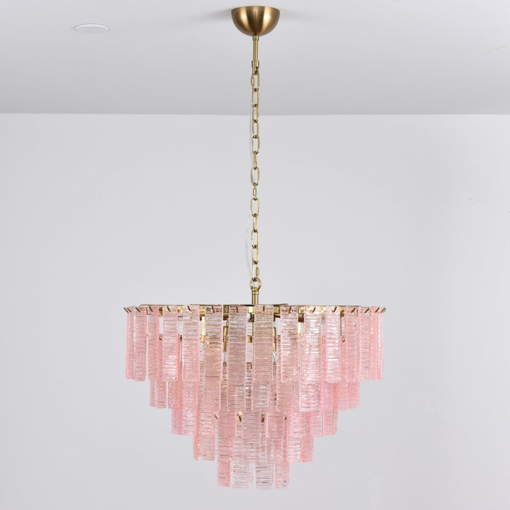 Opalora Pink Murano Chandelier - Vakkerlight