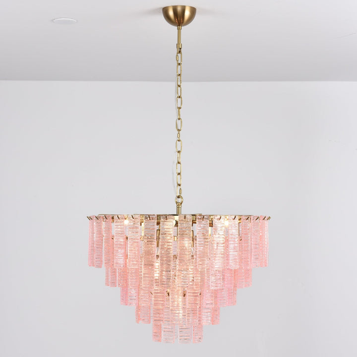 Opalora Pink Murano Chandelier - Vakkerlight