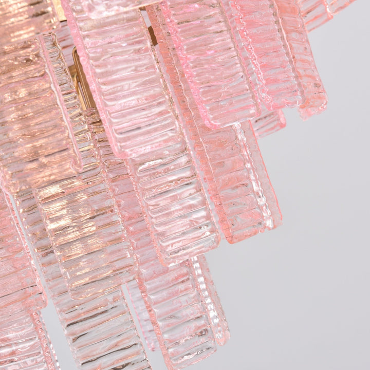 Opalora Pink Murano Chandelier - Vakkerlight