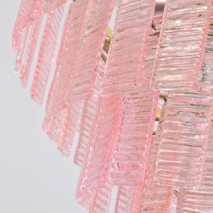 Opalora Pink Murano Chandelier - Vakkerlight