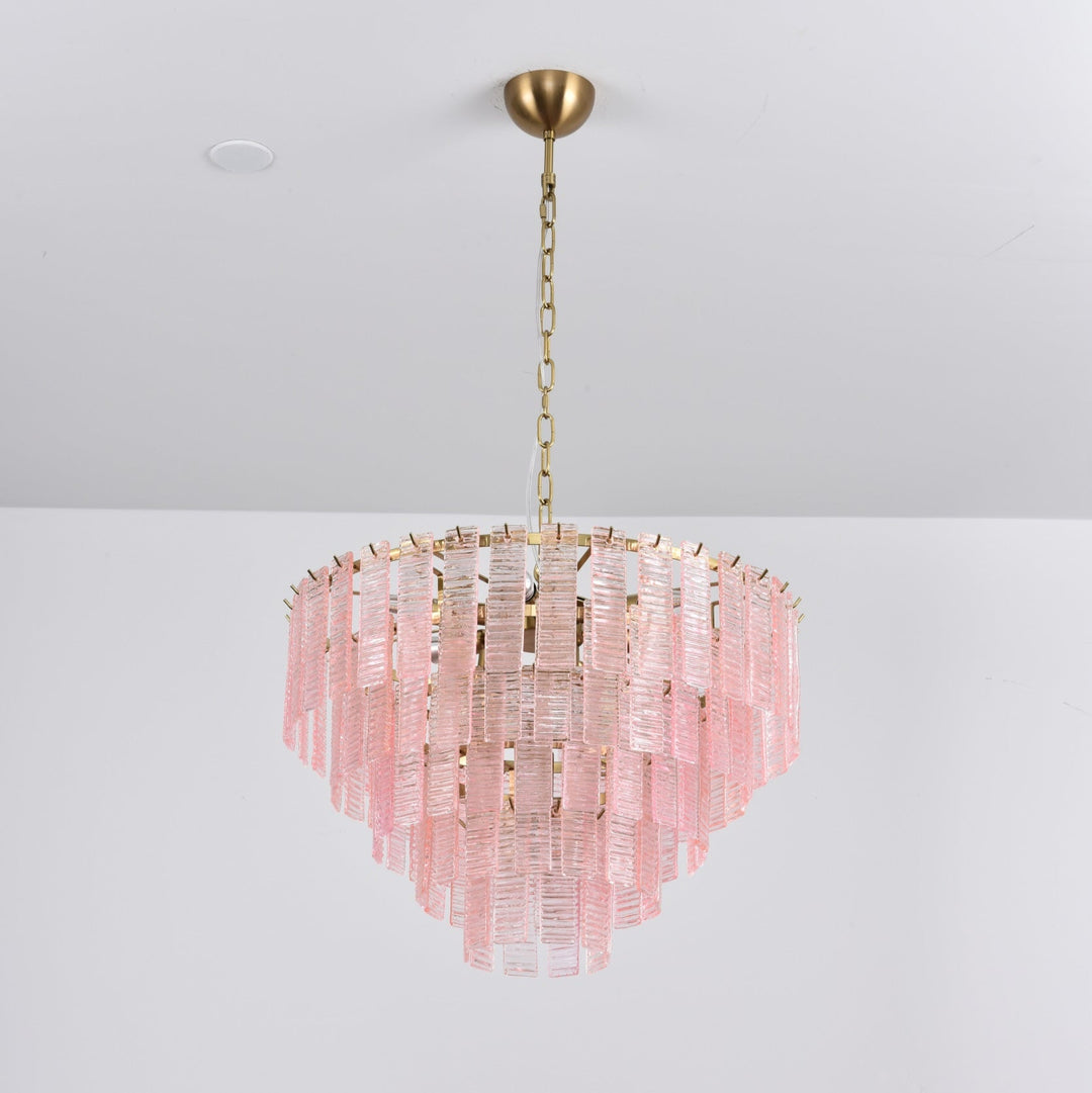 Opalora Pink Murano Chandelier - Vakkerlight