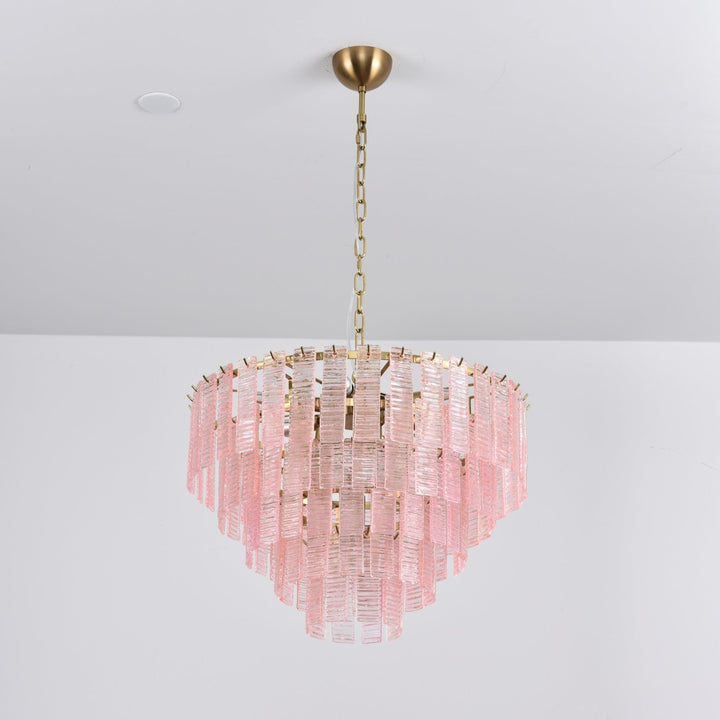 Opalora Pink Murano Chandelier - Vakkerlight
