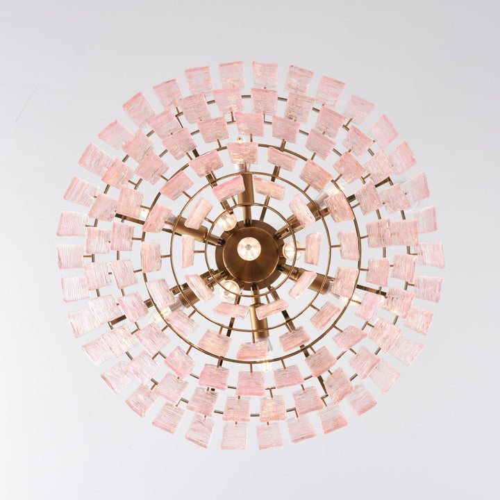 Opalora Pink Murano Chandelier - Vakkerlight