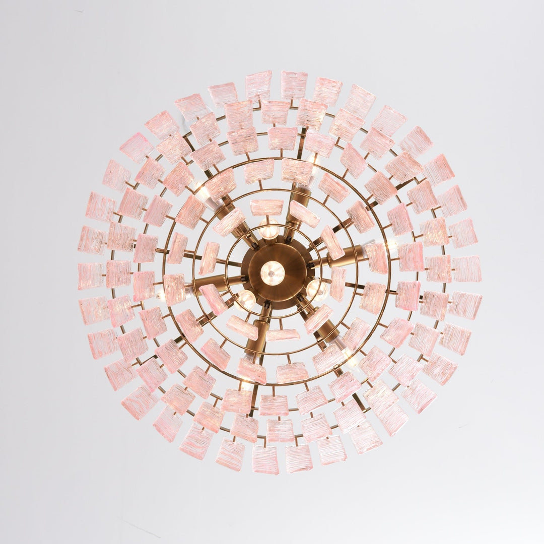 Opalora Pink Murano Chandelier - Vakkerlight
