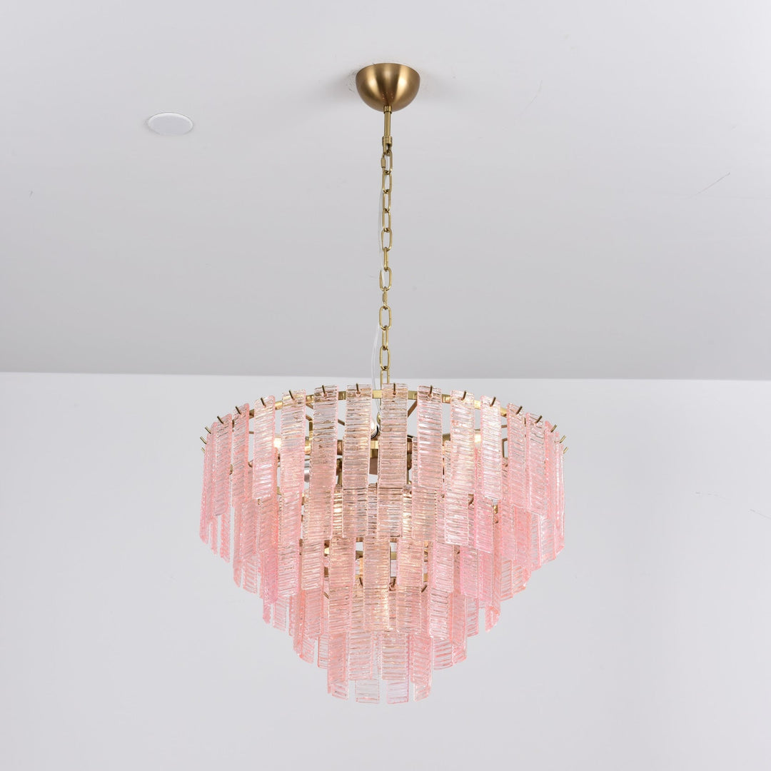 Opalora Pink Murano Chandelier - Vakkerlight