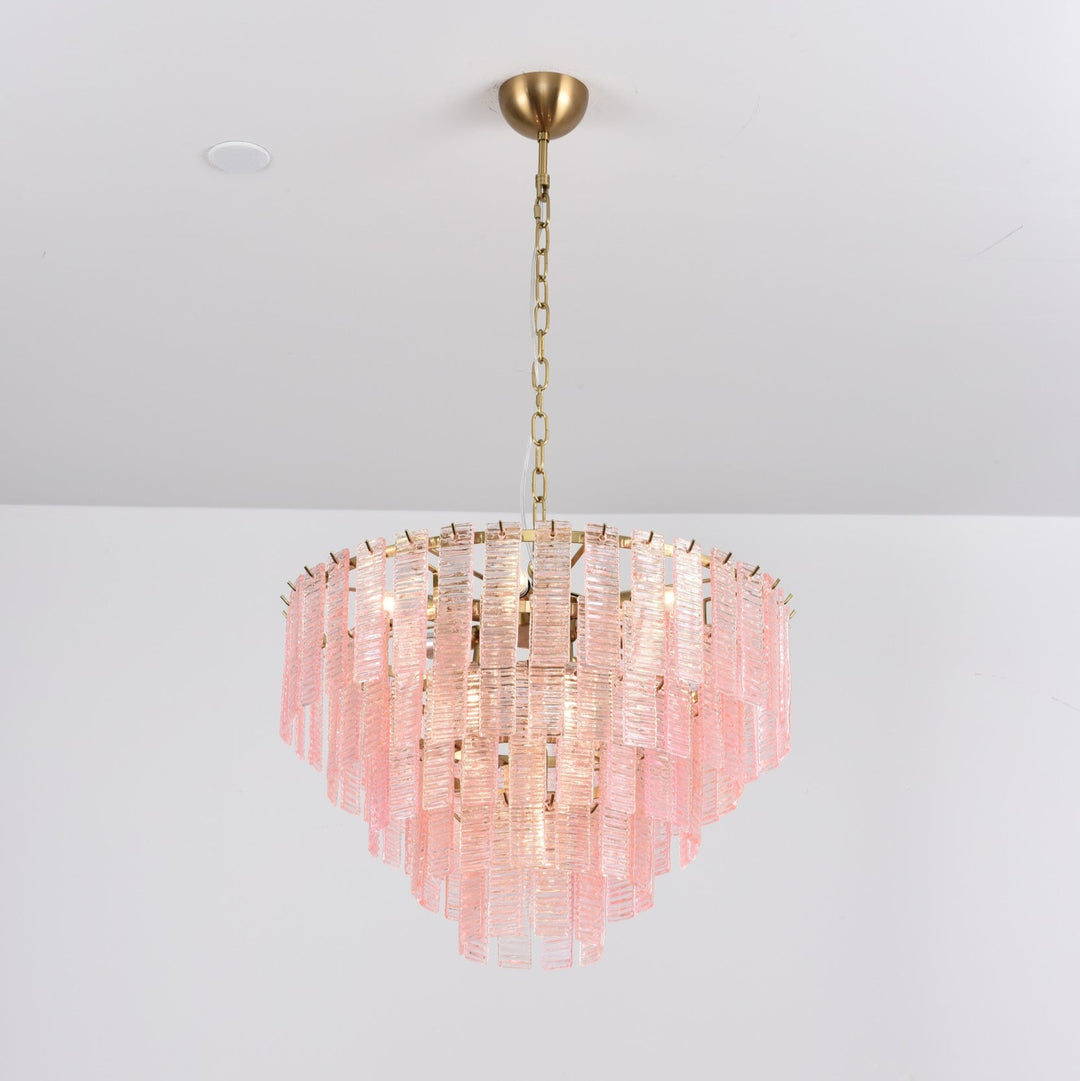 Opalora Pink Murano Chandelier - Vakkerlight