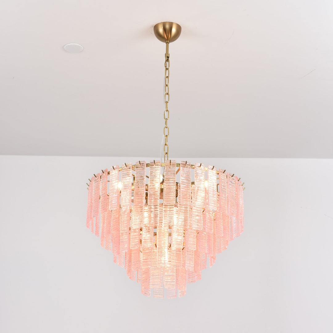 Opalora Pink Murano Chandelier - Vakkerlight