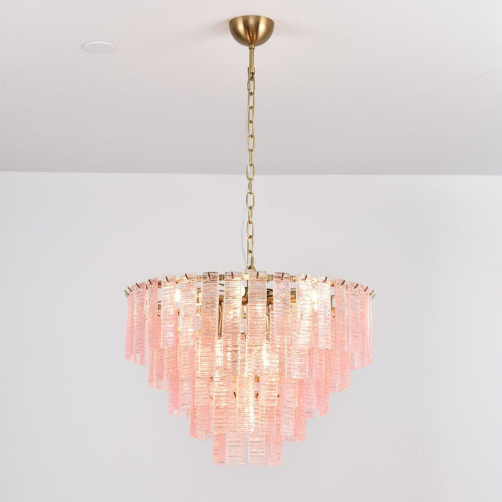 Opalora Pink Murano Chandelier - Vakkerlight