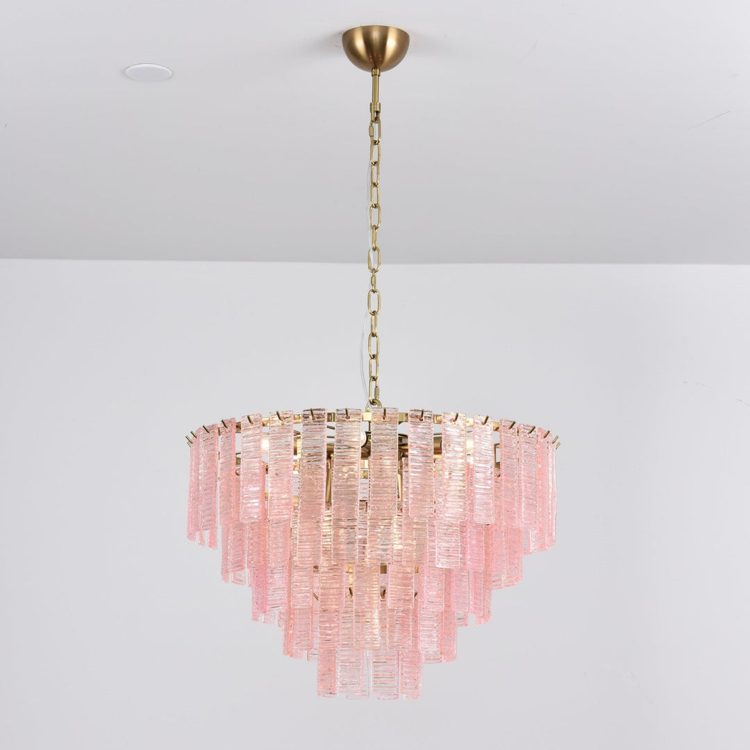 Opalora Pink Murano Chandelier - Vakkerlight