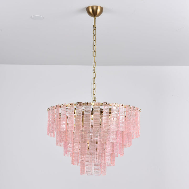 Opalora Pink Murano Chandelier - Vakkerlight
