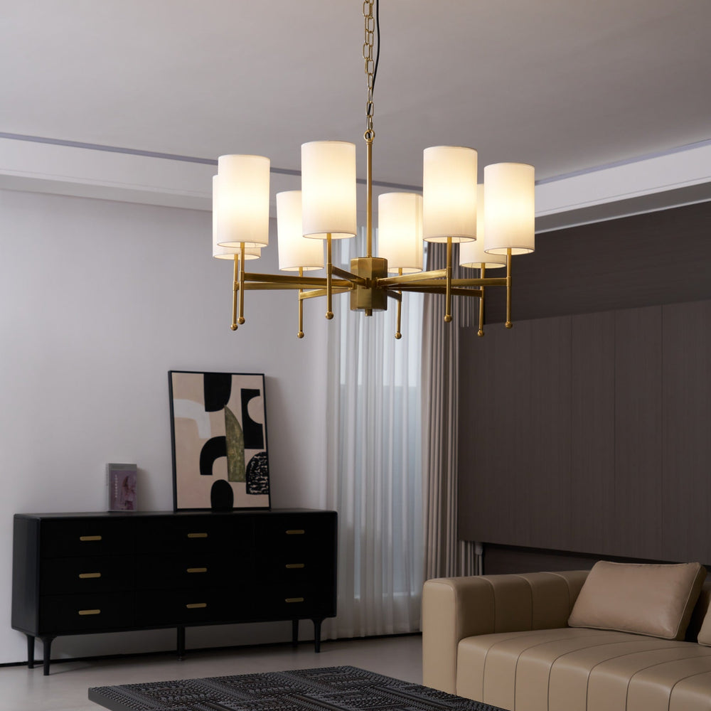 Brilliancess Brass Chandelier - Vakkerlight