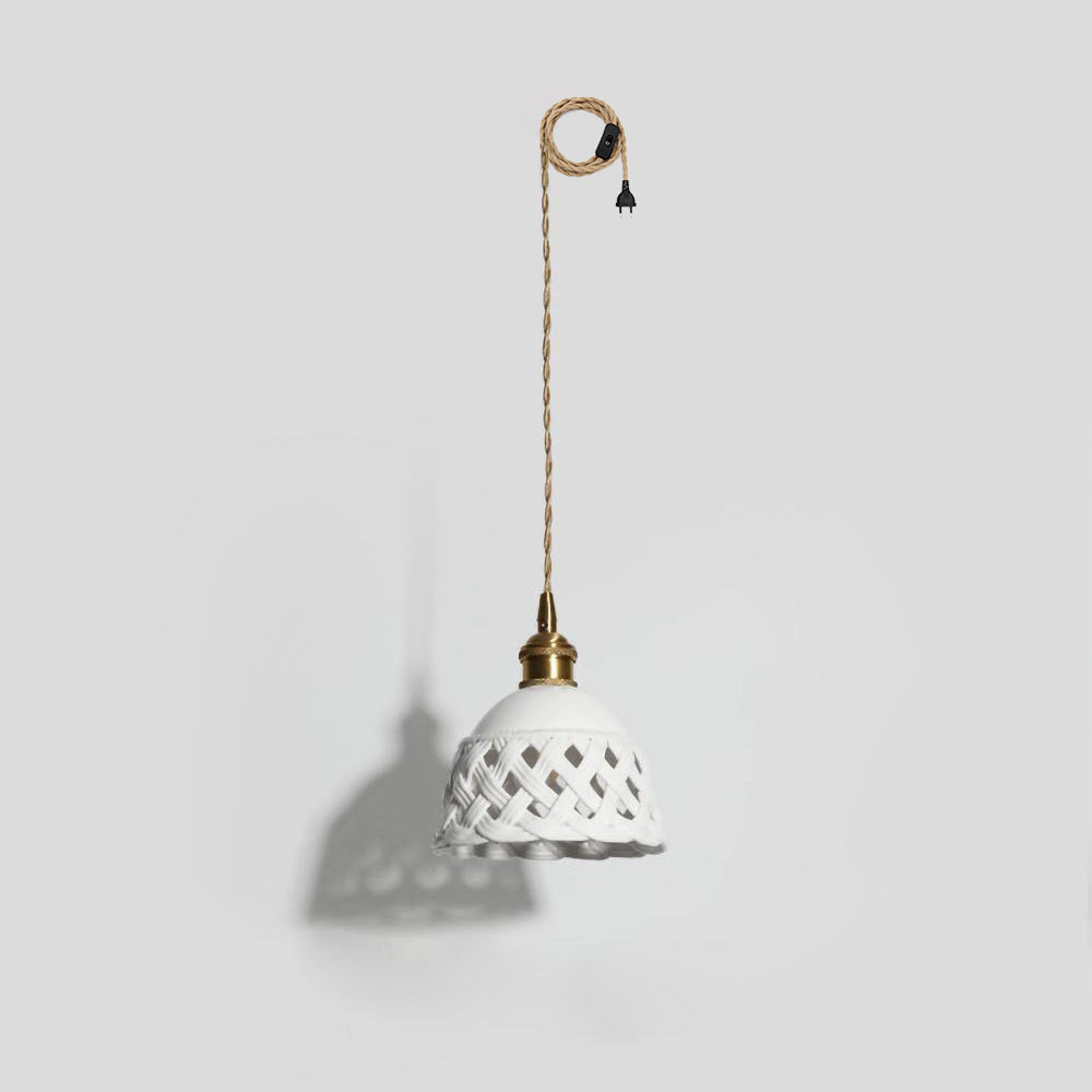 Miira Brass Pendant Swag Light - Vakkerlight