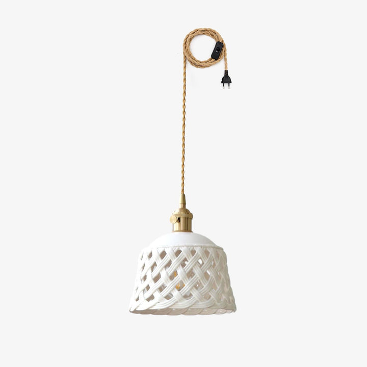 Miira Brass Pendant Swag Light - Vakkerlight