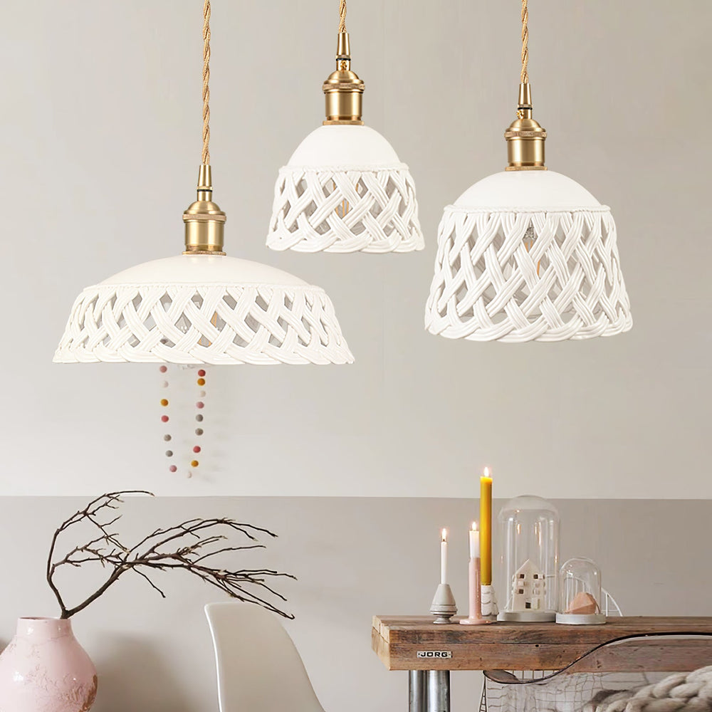 Miira Brass Pendant Swag Light - Vakkerlight