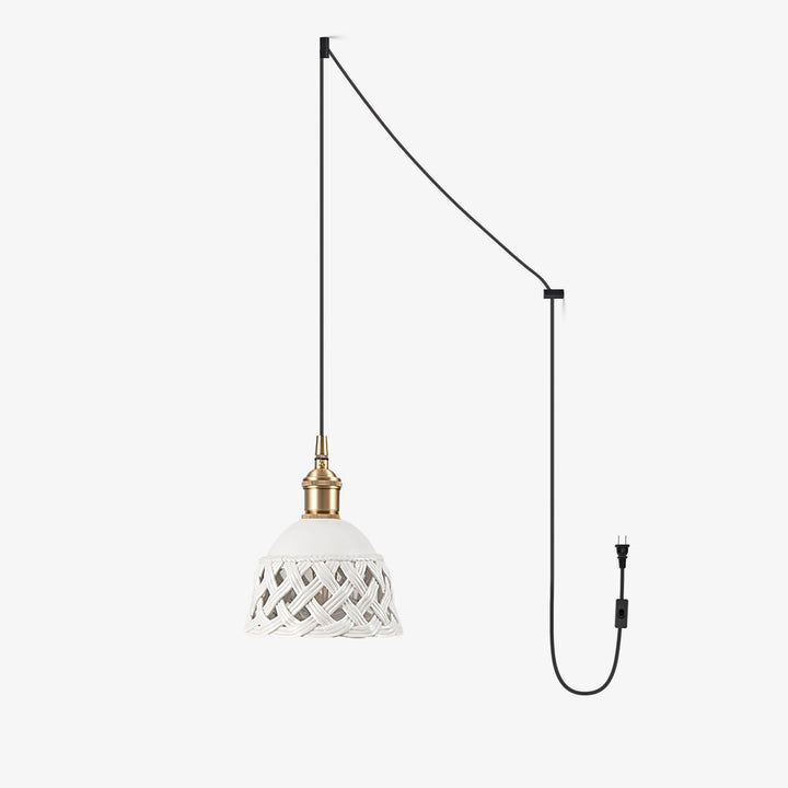 Miira Brass Pendant Swag Light - Vakkerlight