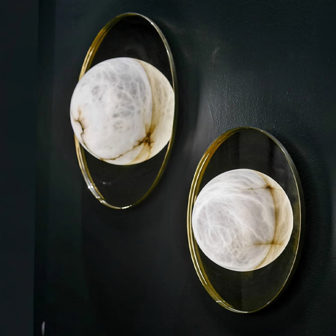 Ophela Alabaster Sconce - Vakkerlight