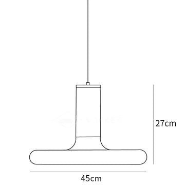 Optima Pendant Light — Dimension drawings 1
