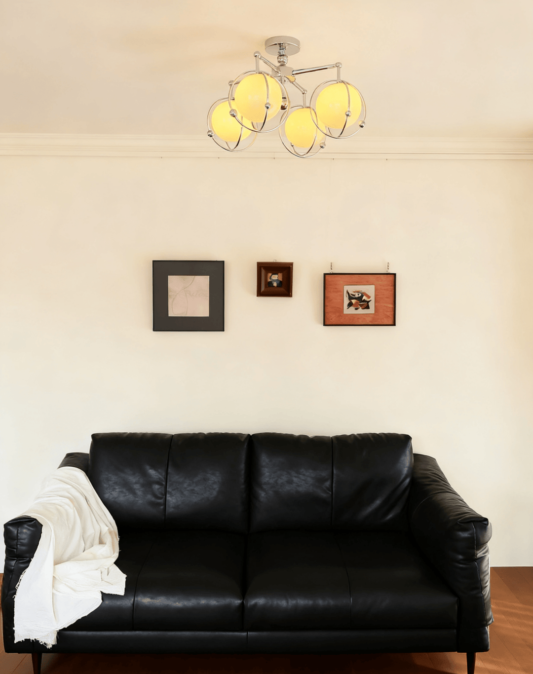 Orb Cage Semi Ceiling Lamp - Vakkerlight