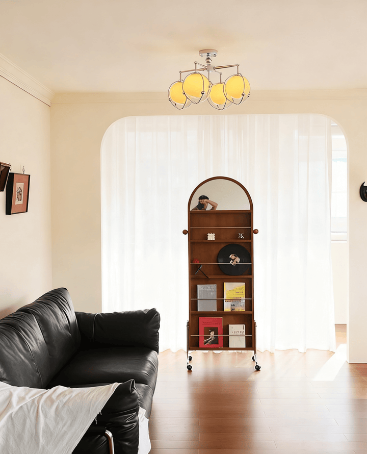 Orb Cage Semi Ceiling Lamp - Vakkerlight