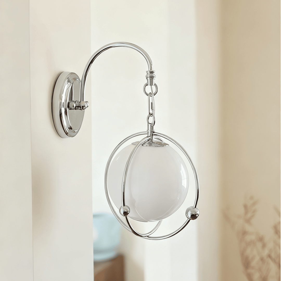 Orb Cage Semi Wall Lamp - Vakkerlight