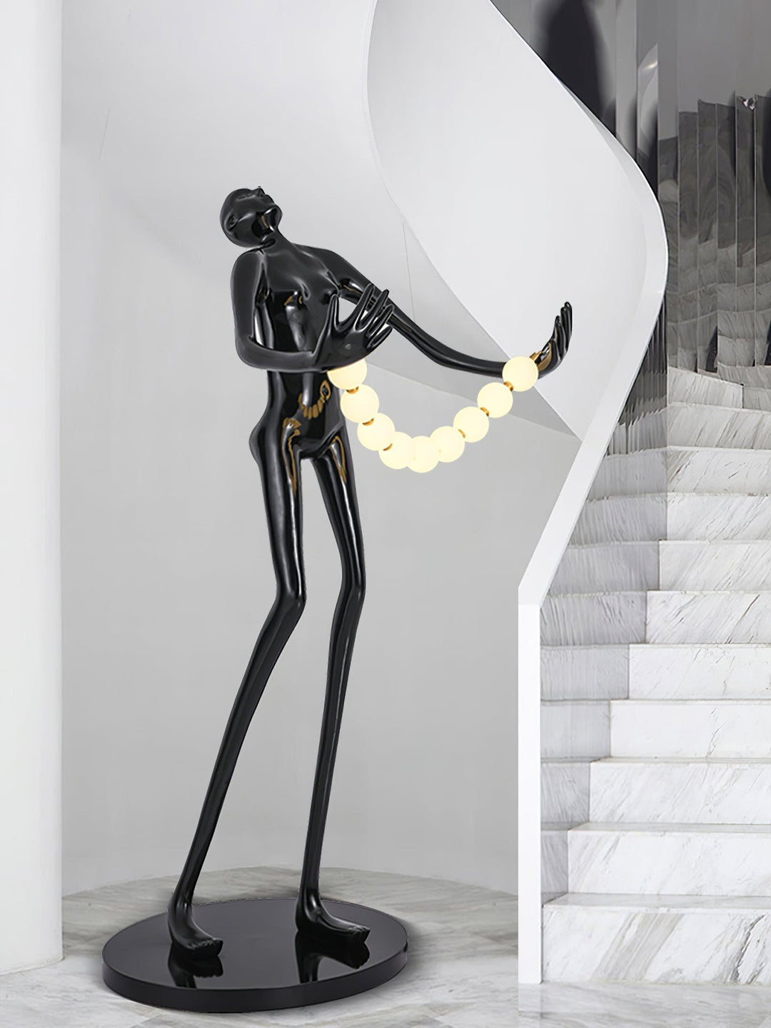 Orb Juggler Sculpture Floor Lamp - Vakkerlight