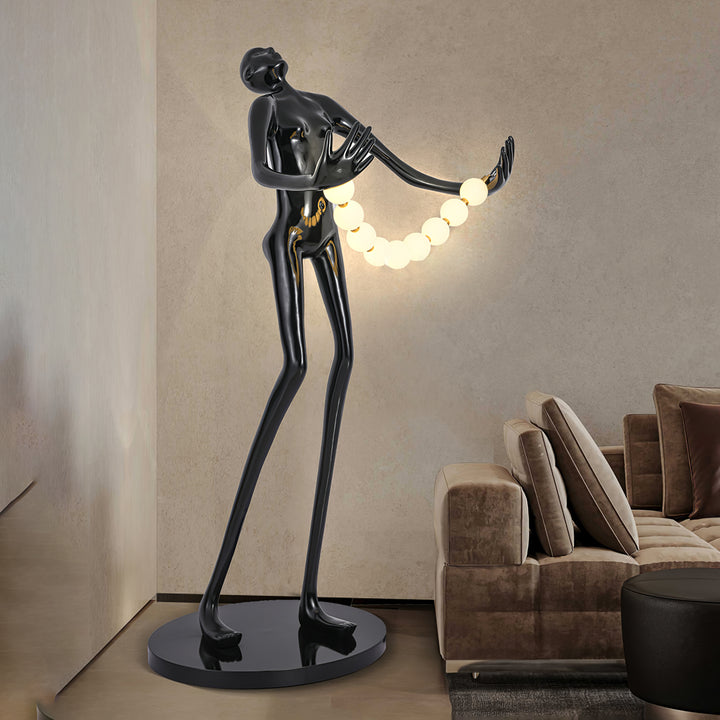 Orb Juggler Sculpture Floor Lamp - Vakkerlight