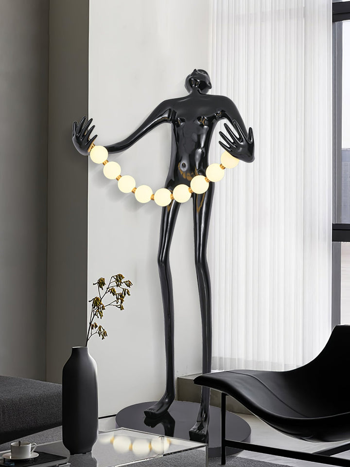 Orb Juggler Sculpture Floor Lamp - Vakkerlight