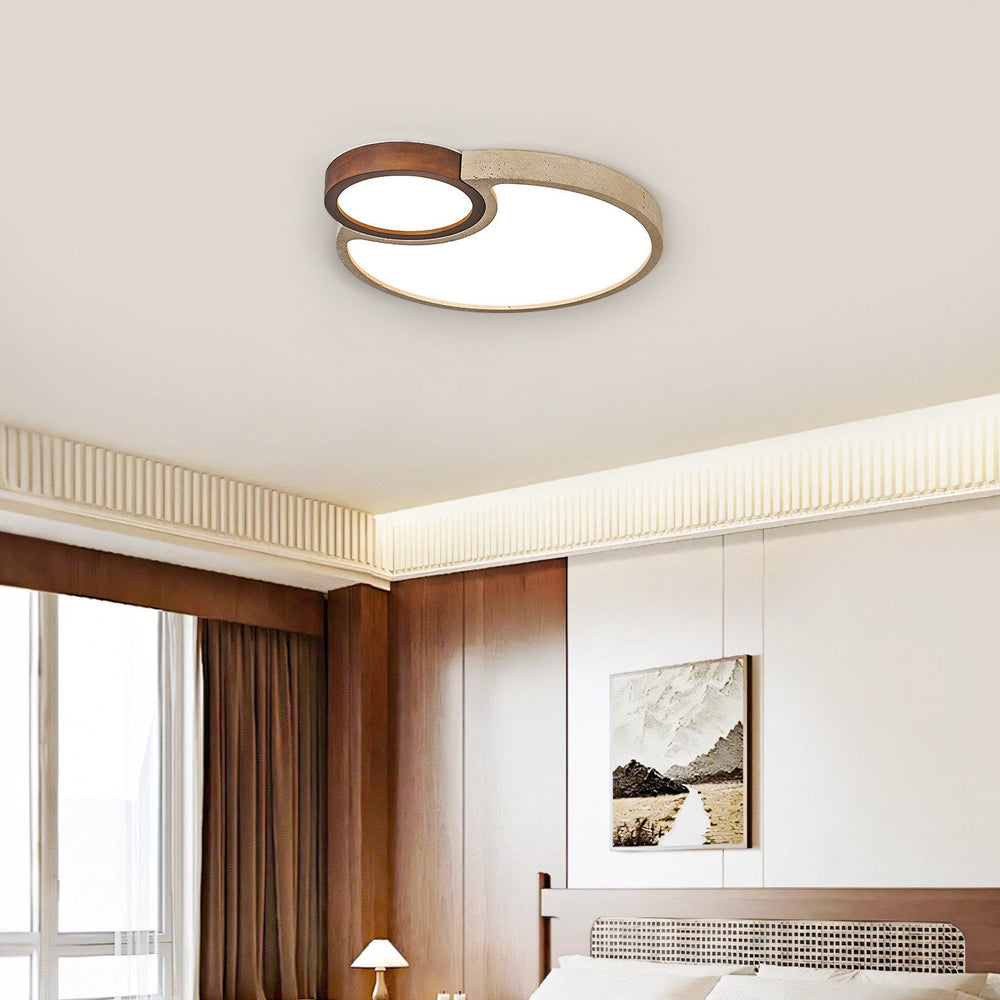 Orba Travertine Ceiling Light - Vakkerlight