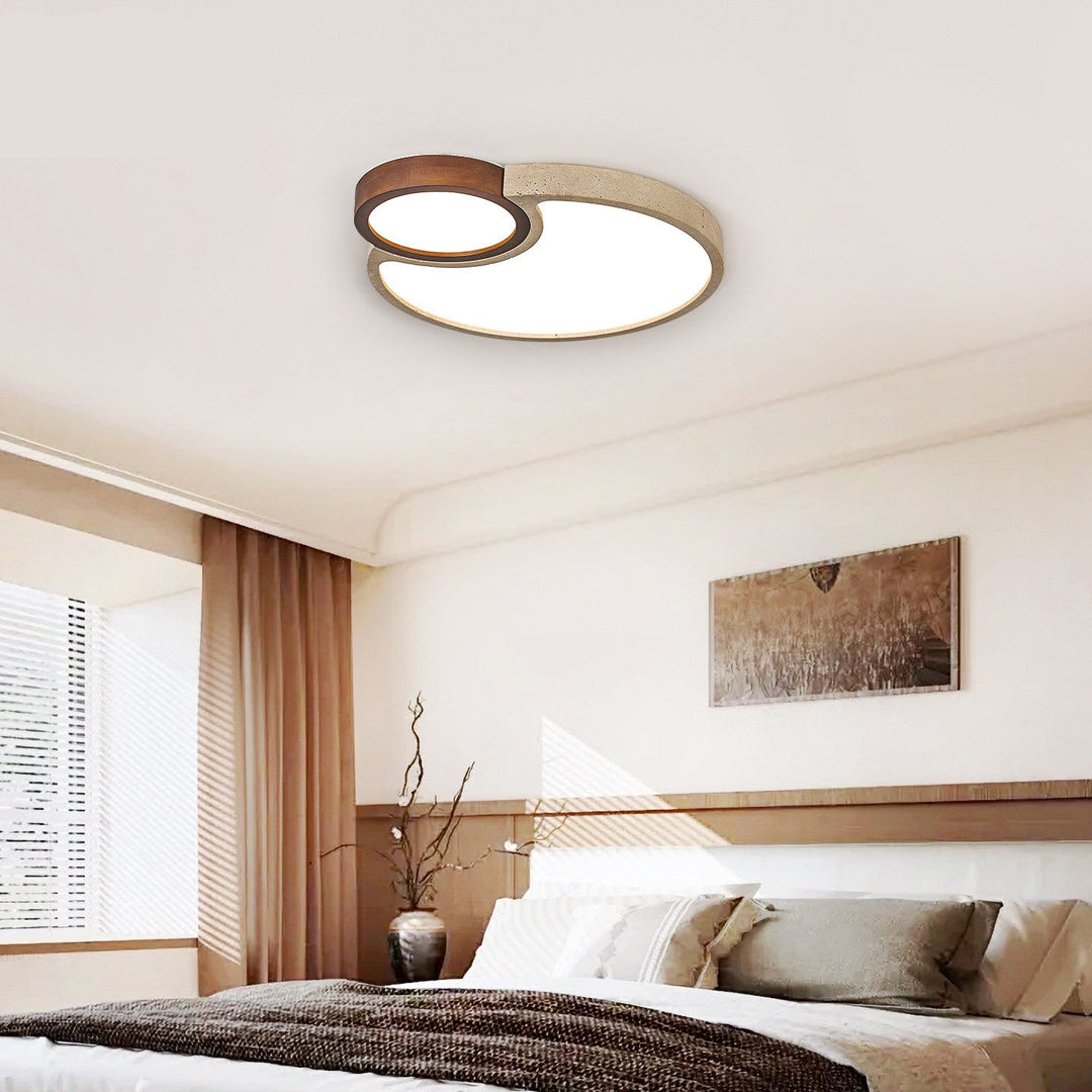 Orba Travertine Ceiling Light - Vakkerlight