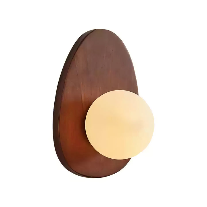 Orba Walnut Wall Lamp