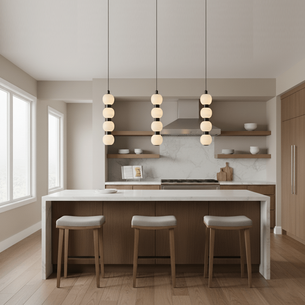 Orbique Alabaster Pendant Lamp - Vakkerlight