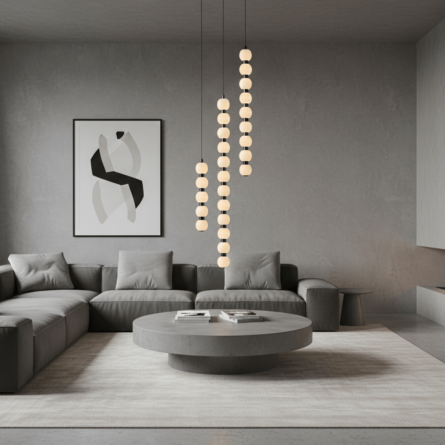 Orbique Alabaster Pendant Lamp - Vakkerlight