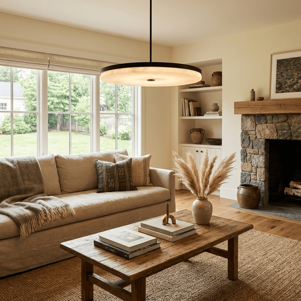 Orbis Alabaster Pendant Light - Vakkerlight