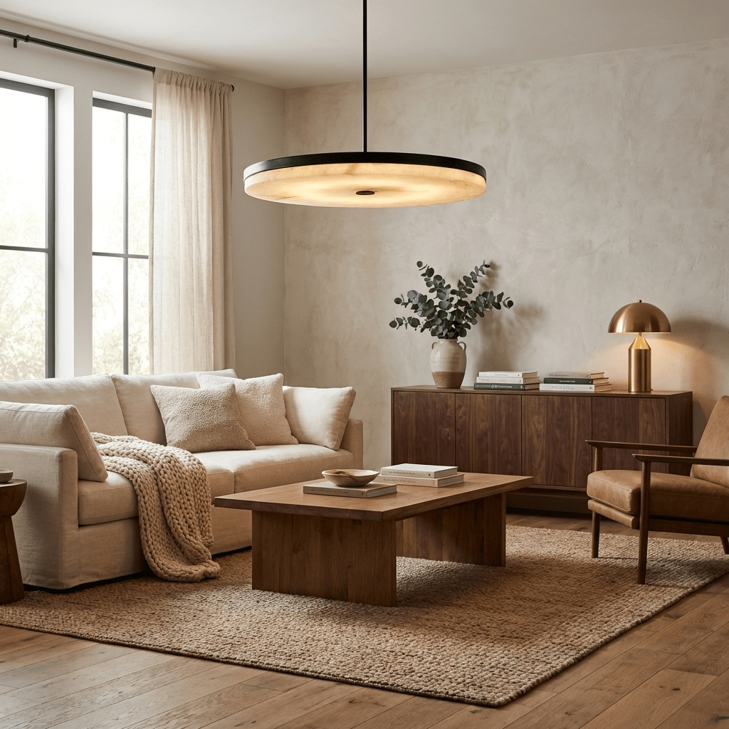 Orbis Alabaster Pendant Light - Vakkerlight
