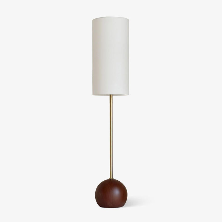 Orbis Wooden Sphere Floor Lamp - Vakkerlight