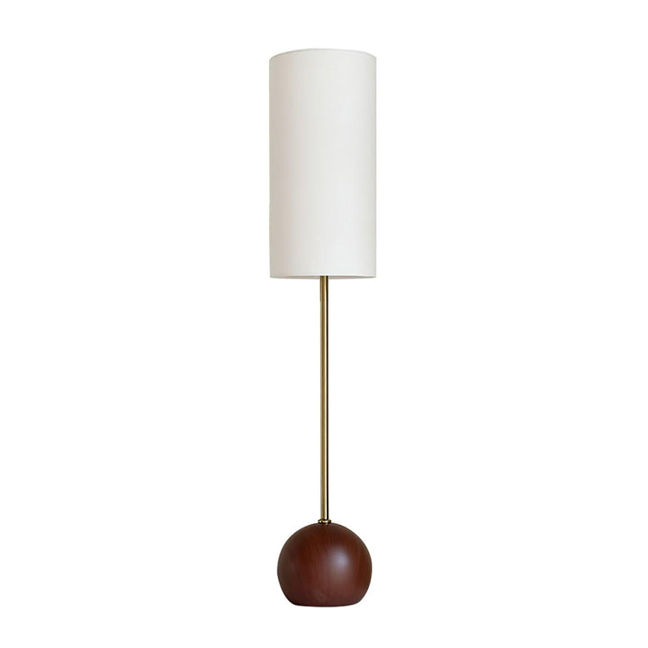 Orbis Wooden Sphere Floor Lamp - Vakkerlight