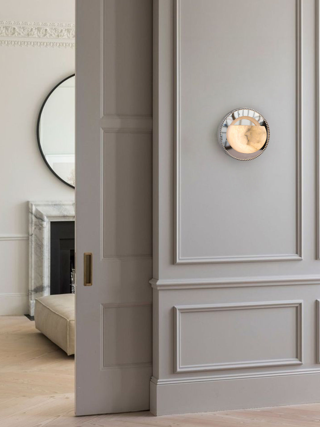 Orbit Pearl Alabaster Wall Light - Vakkerlight