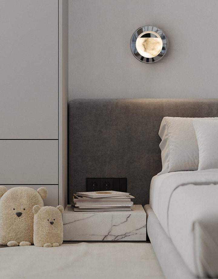 Orbit Pearl Alabaster Wall Light - Vakkerlight