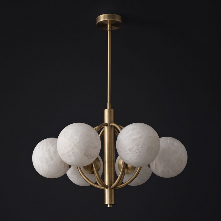 Orbit Alabaster Chandelier