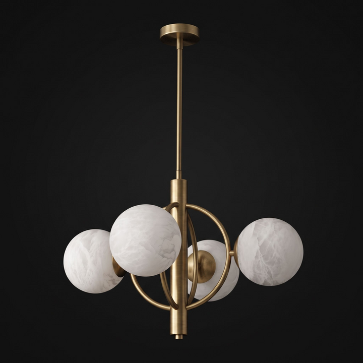 Orbit Alabaster Chandelier