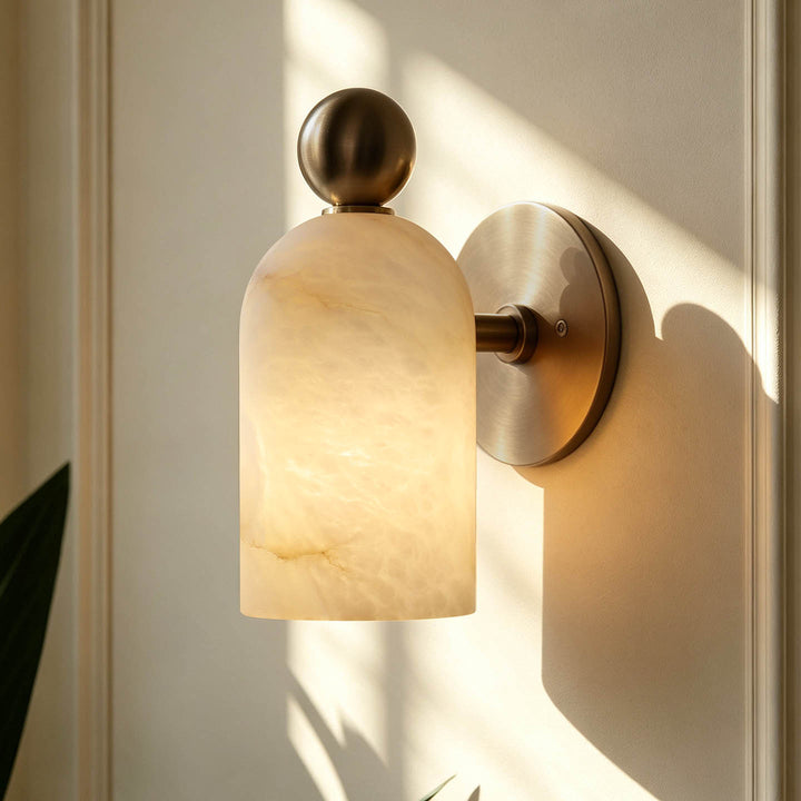 Orbit Alabaster Wall Sconce