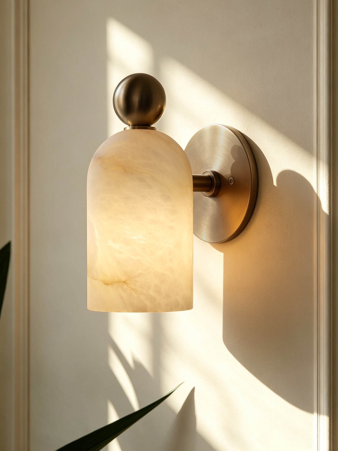 Orbit Alabaster Wall Sconce