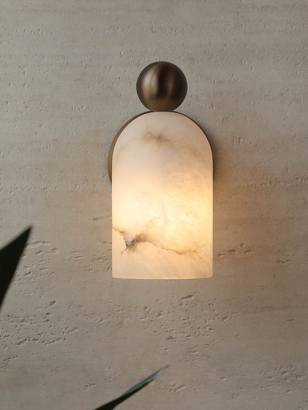 Orbit Alabaster Wall Sconce
