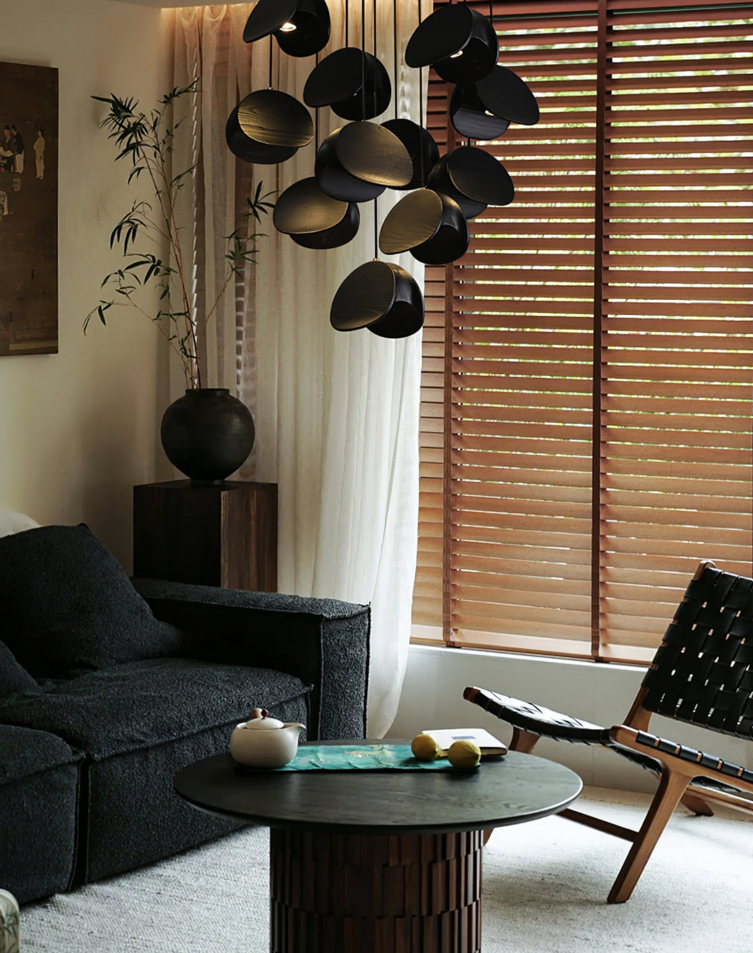 Orbit Fold Wood Pendant Light - Vakkerlight