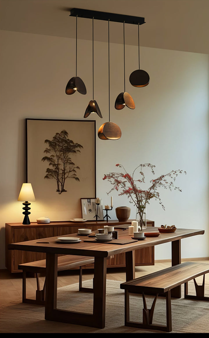 Orbit Fold Wood Pendant Light - Vakkerlight