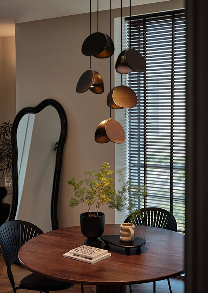 Orbit Fold Wood Pendant Light - Vakkerlight