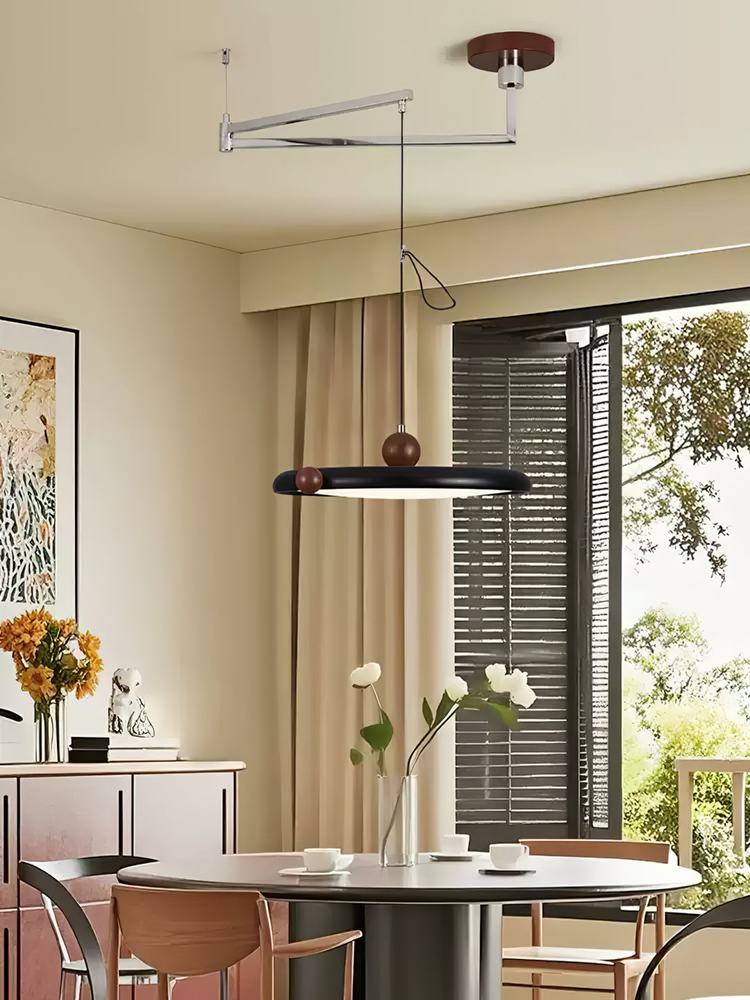 Orbit Line Swing Arm Pendant Lamp - Vakkerlight